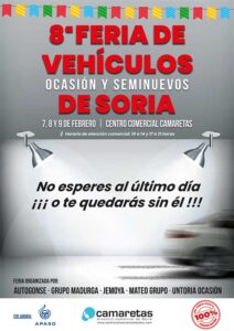 Feria de Vehículos de Soria Cartel 2020